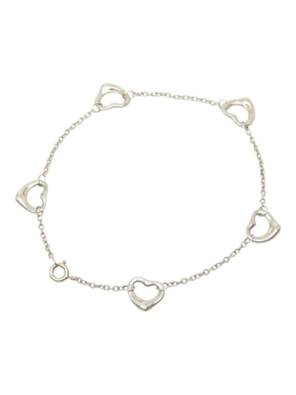 Tiffany & Co Elsa Peretti Open Heart Bracelet Silver